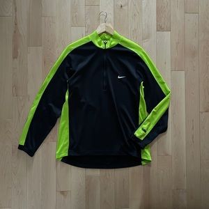 Vintage Nike Dri-Fit Made in USA quarter zip workout shirt